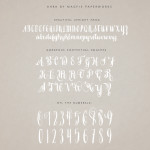MODERN CALLIGRAPHY FONT | AHRA BY MAGPIE PAPER WORKS