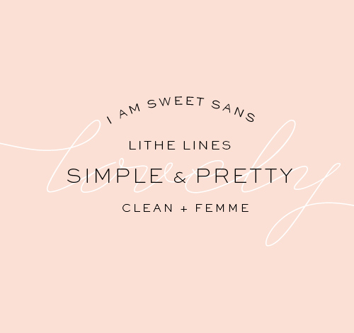 Pretty Sans Serif Besotted Blog