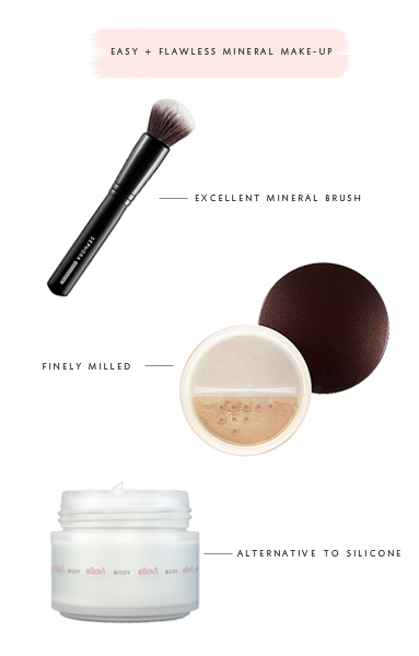Easy + Flawless Mineral Make-up via Besotted Blog