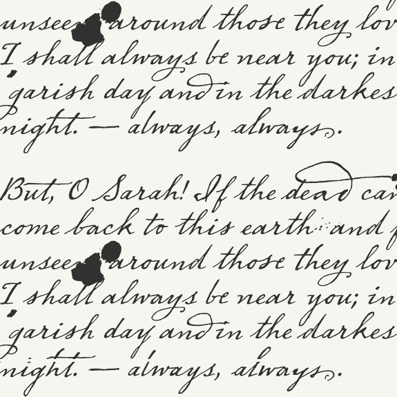 handwriting font via besotted blog