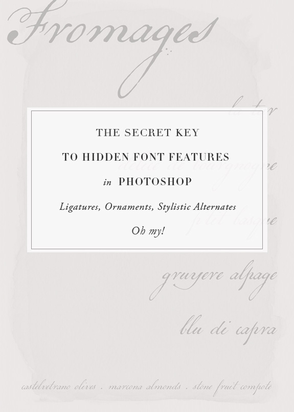 How-to Access Hidden Font Features via Besotted