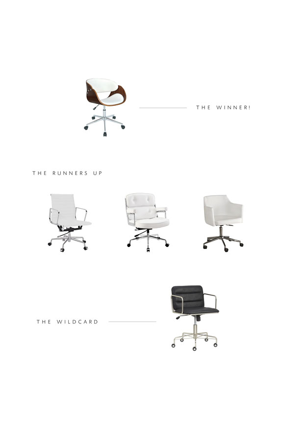 OFFICE CHAIR UPGRADE via BESOTTED BLOG