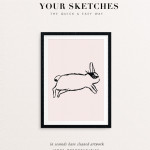 Digitize sketches, illustrations, lettering | Start selling in minutes!