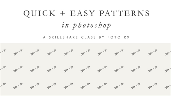 quick and easy photoshop patterns via besotted blog